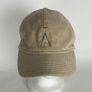 Aman Baseball Hat Unisex Medium - Sand Beige signature ‘A’ logo cap